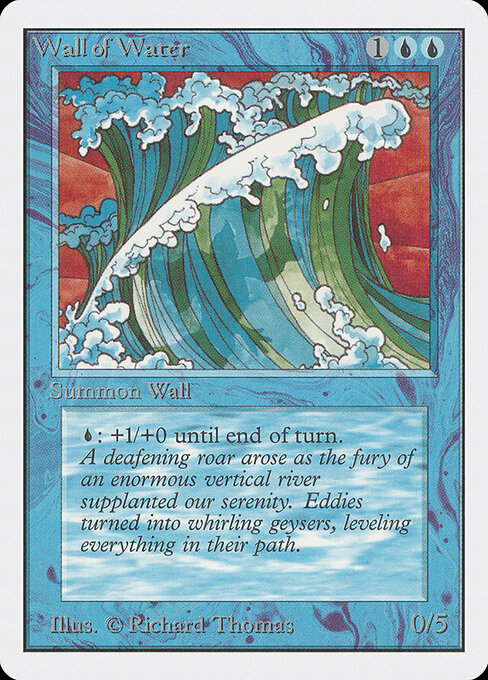 Wall of Water — art by Richard Thomas