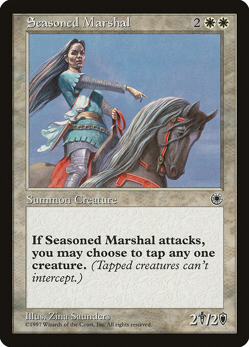 Seasoned Marshal — art by Zina Saunders