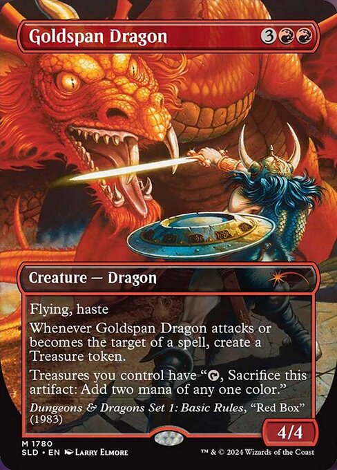 Goldspan Dragon — art by Larry Elmore