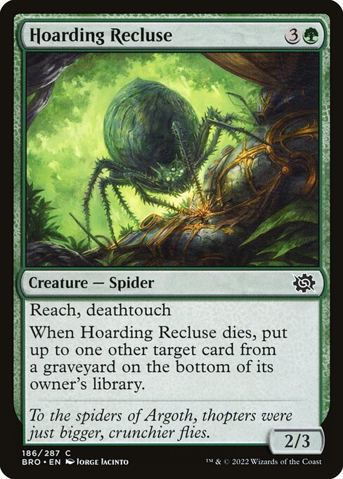 Hoarding Recluse — art by Jorge Jacinto