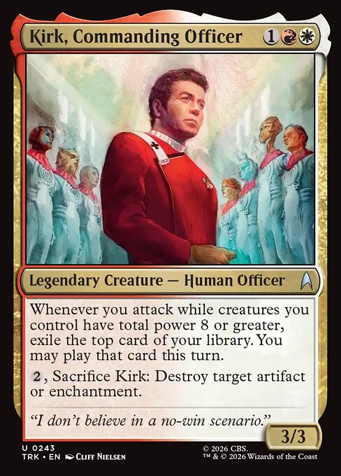 Kirk, Commanding Officer — art by Cliff Nielsen