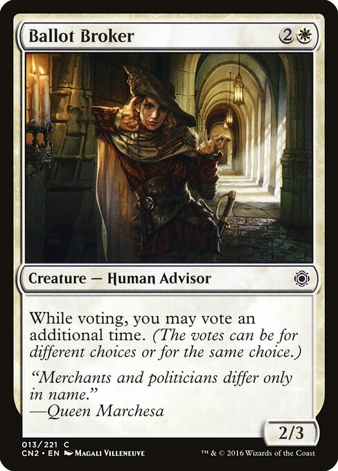 Ballot Broker — art by Magali Villeneuve