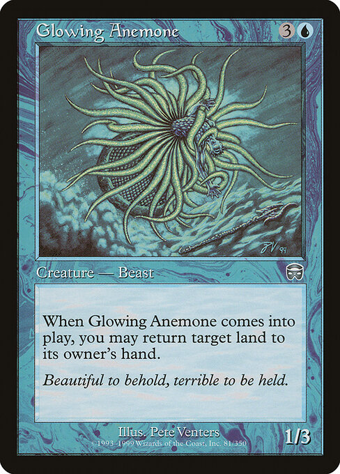 Glowing Anemone — art by Pete Venters