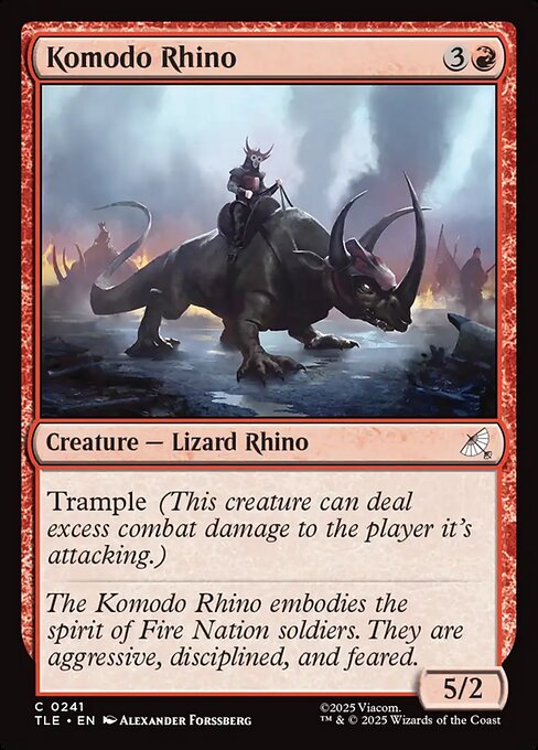 Komodo Rhino — art by Alexander Forssberg