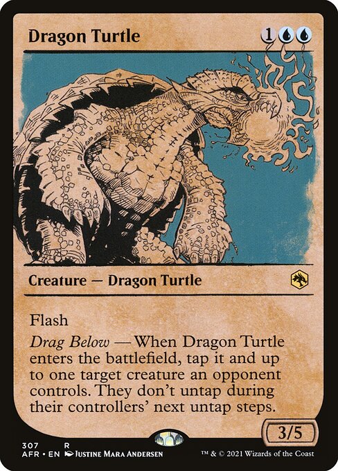 Dragon Turtle — art by Justine Mara Andersen