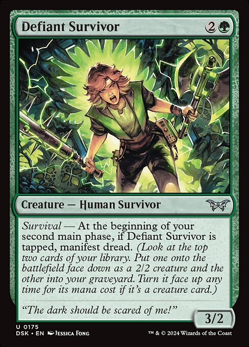 Defiant Survivor — art by Jessica Fong
