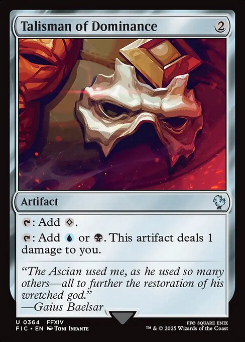 Talisman of Dominance — art by Toni Infante