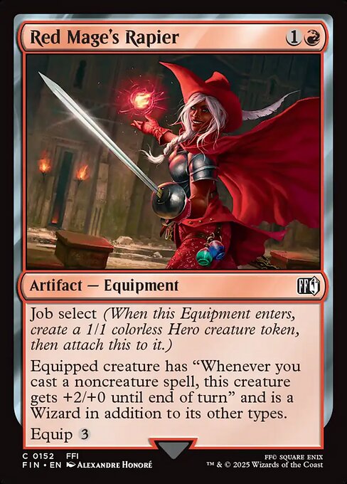 Red Mage's Rapier — art by Alexandre Honoré