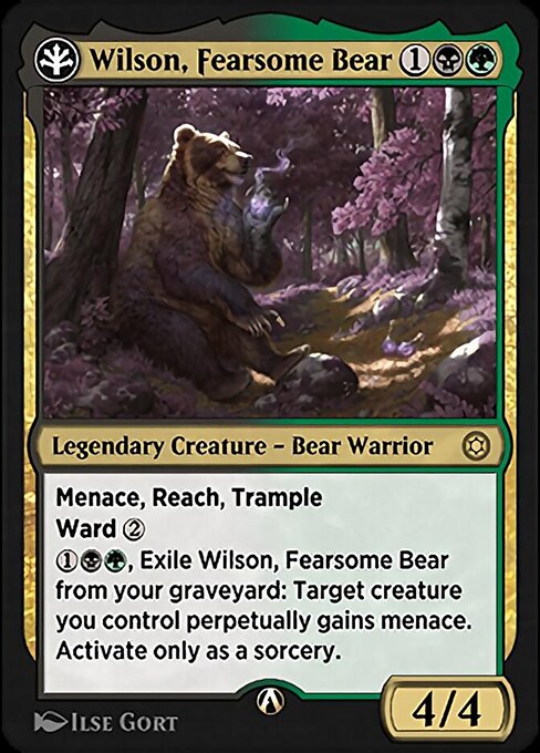Wilson, Fearsome Bear — art by Ilse Gort