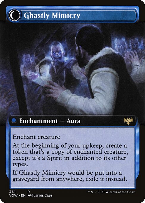 Mirrorhall Mimic // Ghastly Mimicry — art by Justine Cruz