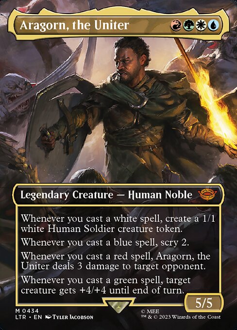 Aragorn, the Uniter — art by Tyler Jacobson