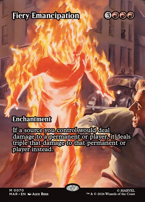 Fiery Emancipation — art by Alex Ross