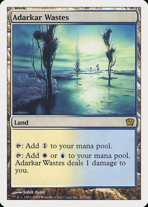 Adarkar Wastes — art by John Avon