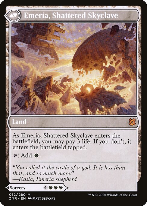 Emeria's Call // Emeria, Shattered Skyclave — art by Matt Stewart