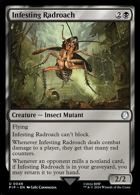 Infesting Radroach — art by Loïc Canavaggia