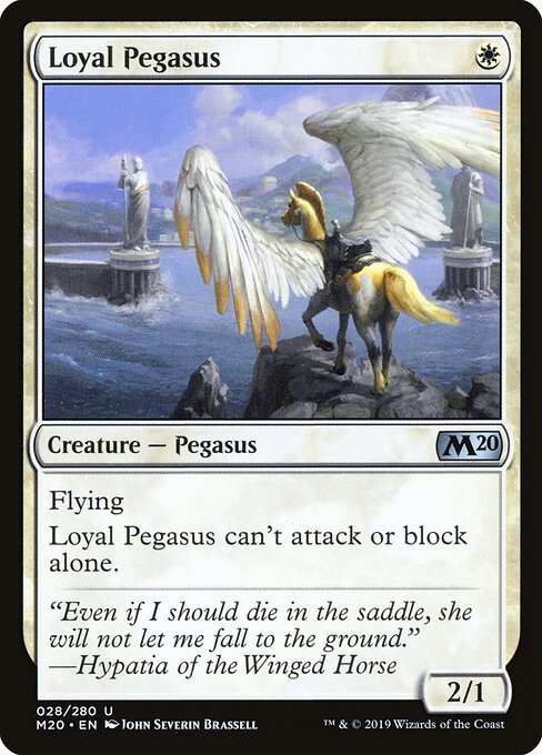 Loyal Pegasus — art by John Severin Brassell