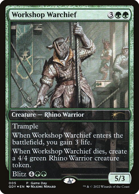 Workshop Warchief — art by Maxime Minard