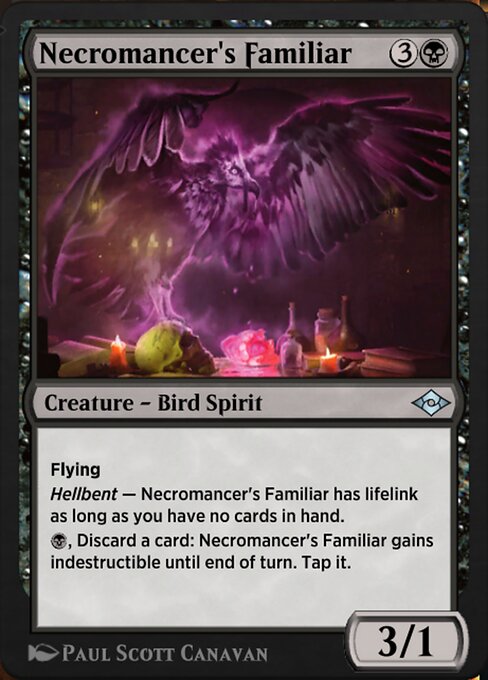 Necromancer's Familiar — art by Paul Scott Canavan