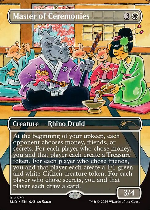 Master of Ceremonies — art by Stan Sakai