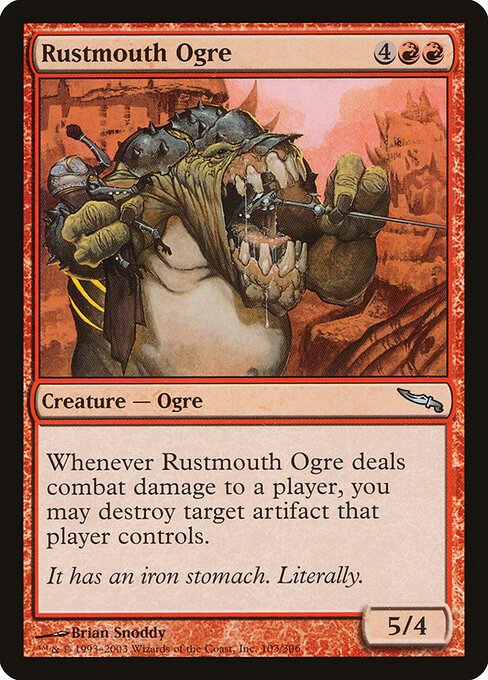 Rustmouth Ogre — art by Brian Snõddy