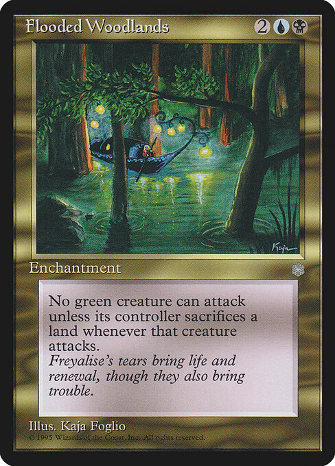 Flooded Woodlands — art by Kaja Foglio