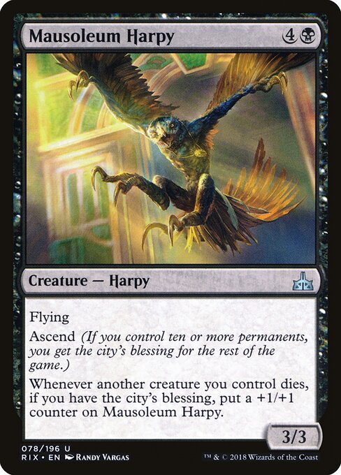 Mausoleum Harpy — art by Randy Vargas
