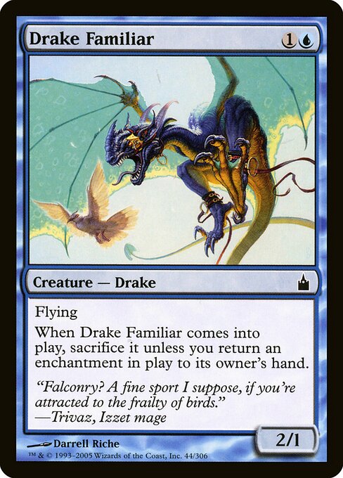 Drake Familiar — art by Darrell Riche