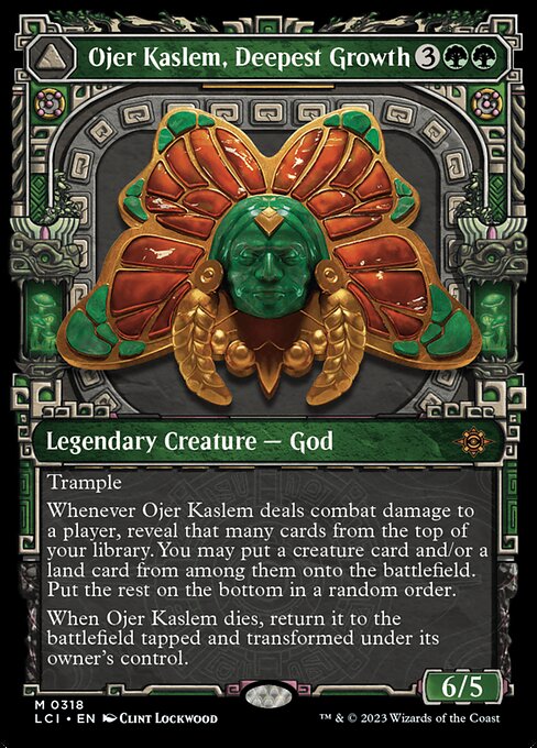 Ojer Kaslem, Deepest Growth // Temple of Cultivation — art by Clint Lockwood