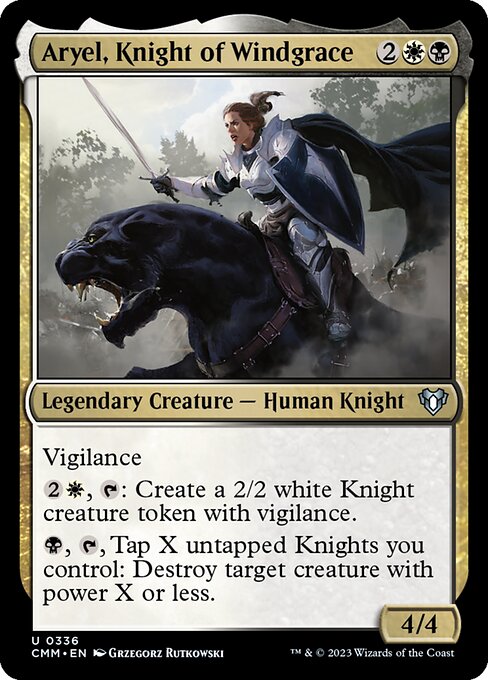 Aryel, Knight of Windgrace — art by Grzegorz Rutkowski