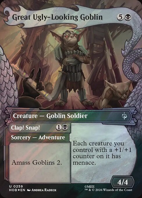 Great Ugly-Looking Goblin // Clap! Snap! — art by Andrea Radeck