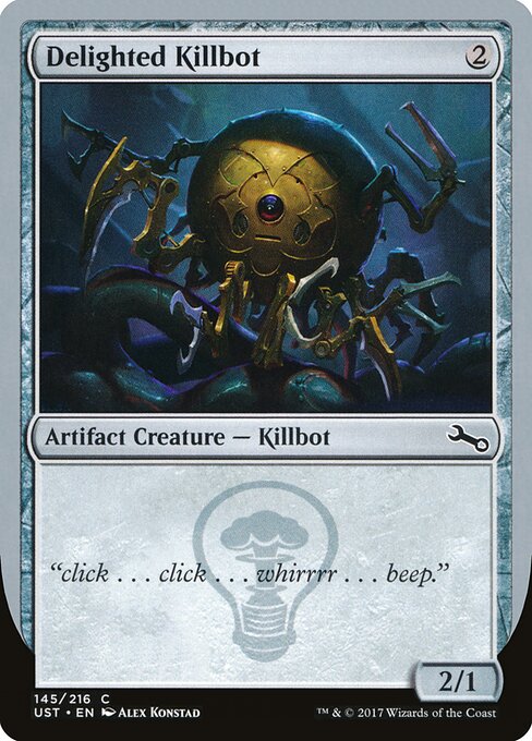 Delighted Killbot — art by Alex Konstad