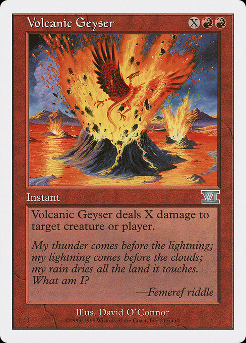 Volcanic Geyser — art by David O'Connor