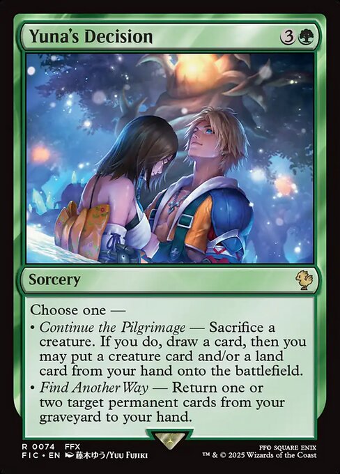 Yuna's Decision — art by Yuu Fujiki