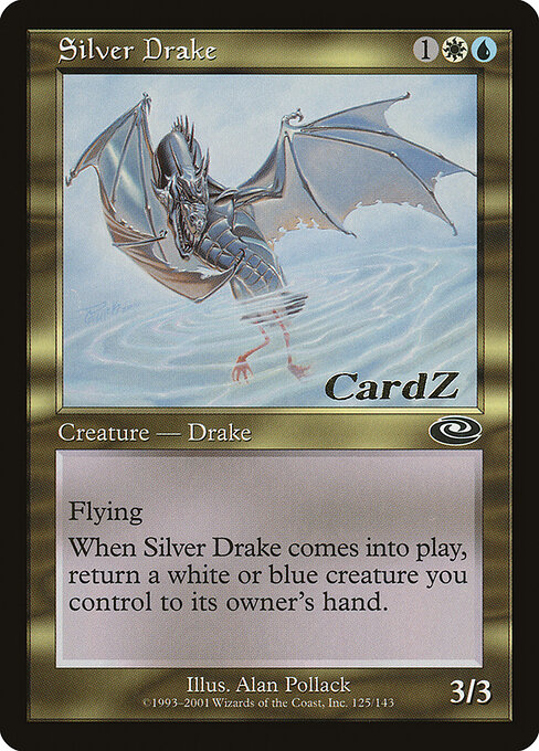 Silver Drake — art by Alan Pollack