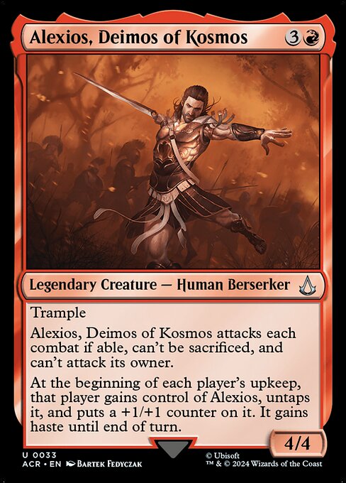 Alexios, Deimos of Kosmos — art by Bartek Fedyczak
