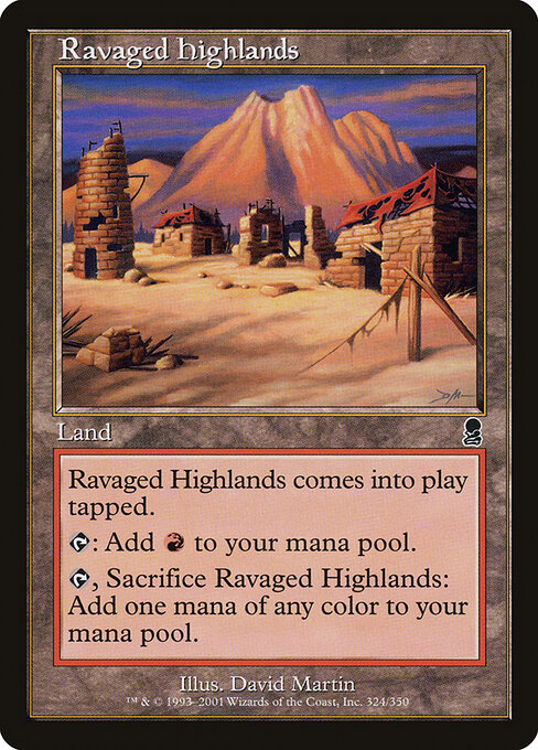 Ravaged Highlands — art by David Martin