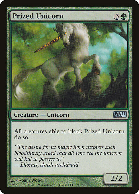 Prized Unicorn — art by Sam Wood