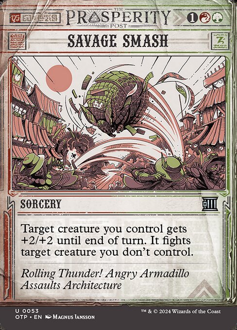 Savage Smash — art by Magnus Jansson