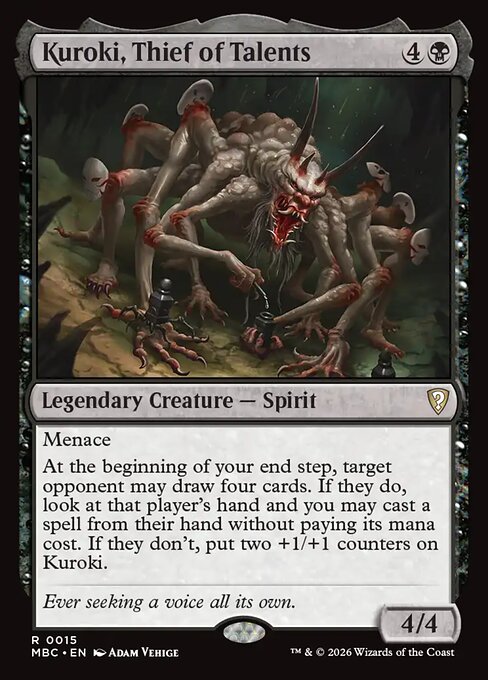 Kuroki, Thief of Talents — art by Adam Vehige