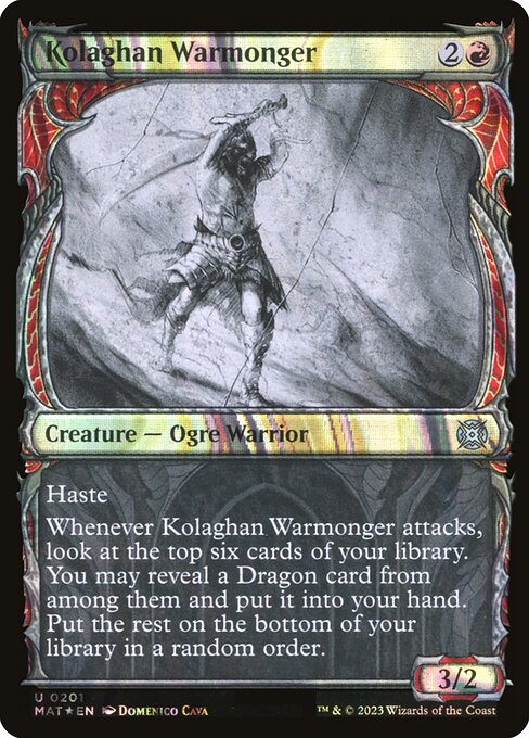Kolaghan Warmonger — art by Domenico Cava