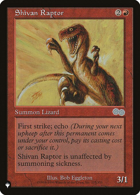 Shivan Raptor — art by Bob Eggleton