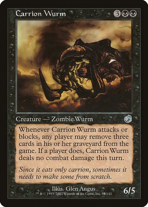 Carrion Wurm — art by Glen Angus