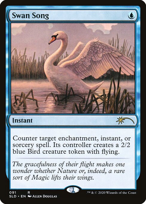 Swan Song — art by Allen Douglas