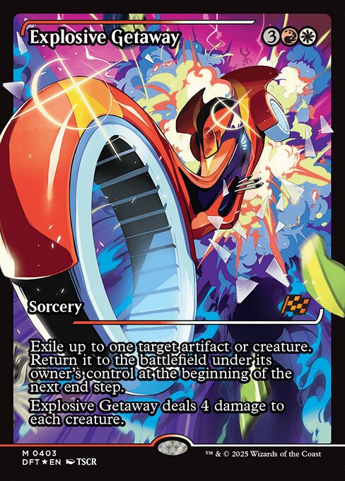 Explosive Getaway — art by TSCR