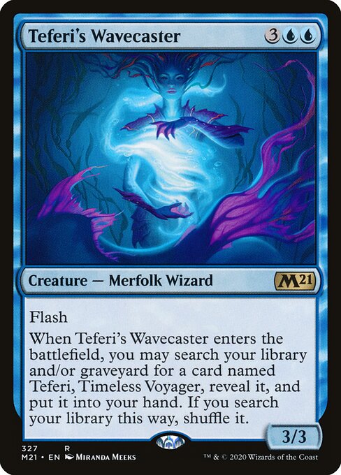 Teferi's Wavecaster — art by Miranda Meeks
