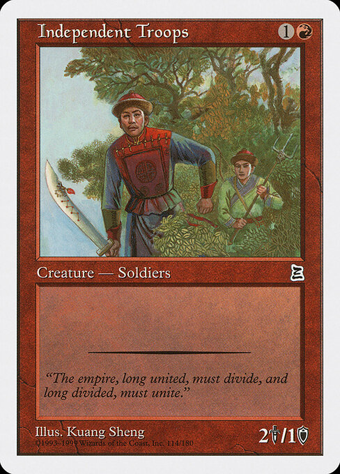 Independent Troops — art by Kuang Sheng