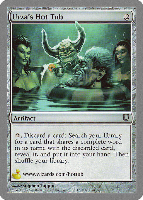 Urza's Hot Tub — art by Stephen Tappin