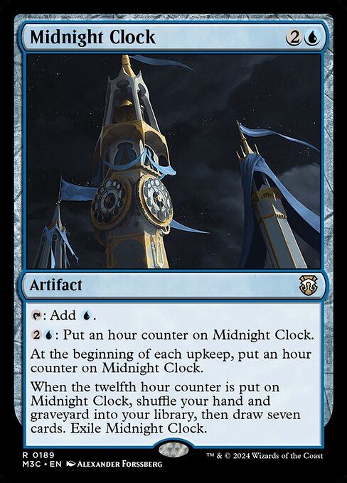 Midnight Clock — art by Alexander Forssberg