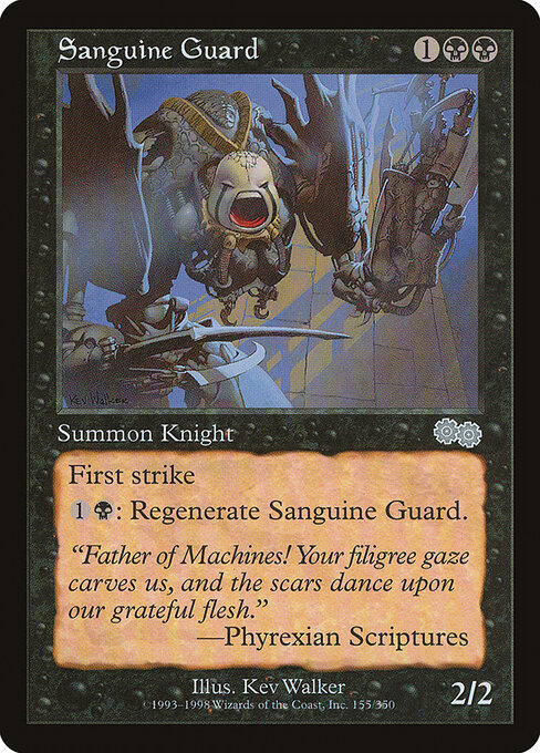 Sanguine Guard — art by Kev Walker