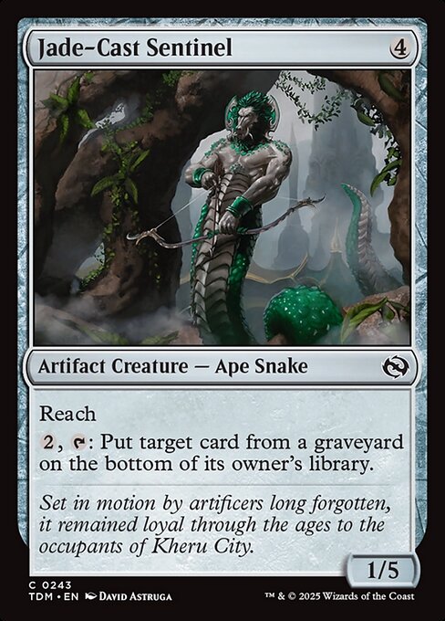 Jade-Cast Sentinel — art by David Astruga